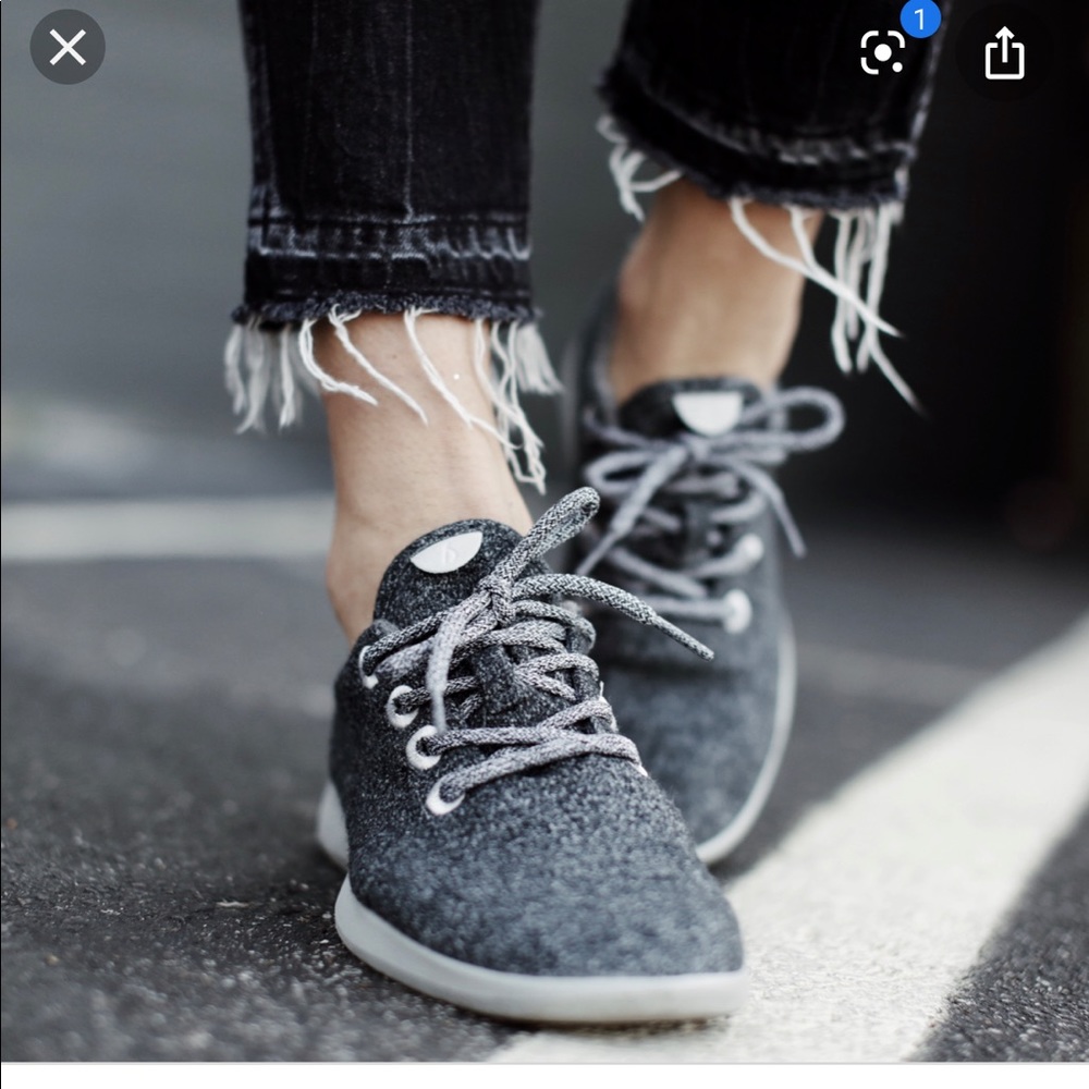 Gray Allbirds sneakers size 9